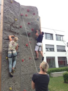 Kletterwand mieten als Teamevent